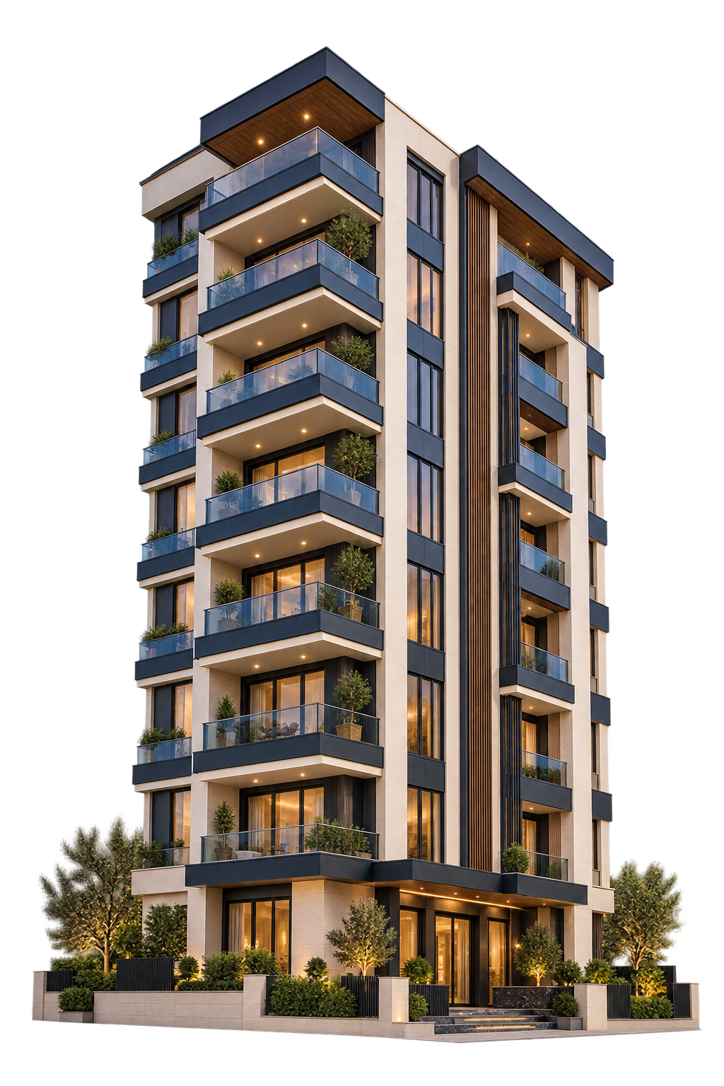 Modern apartman mimarisi